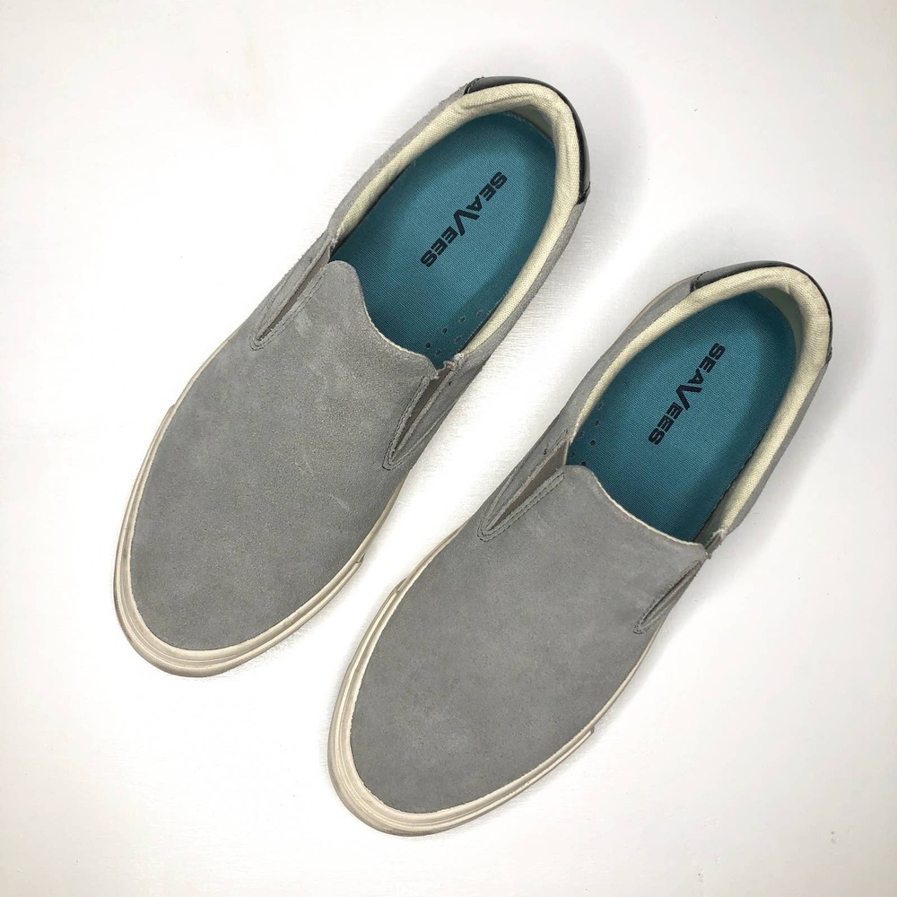SEAVEES Gray Suede Slip On